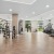 Fitness Center with cardio equipment and free weights