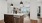 Kitchen island overlooking the living room
